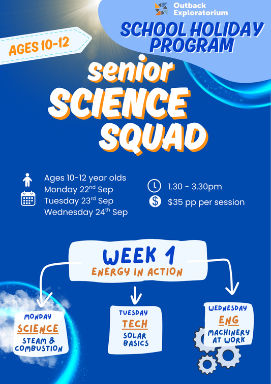 Week 1 : Senior Science Squad, Energy In Action