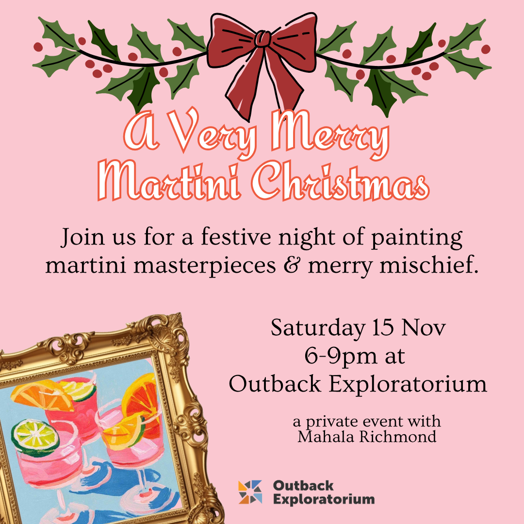 A Very Merry Martini Christmas: a private paint & sip