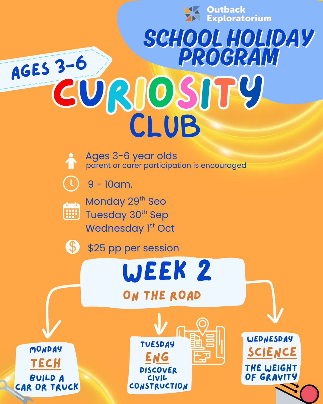 Week 2 : Curiosity Club, On The Road