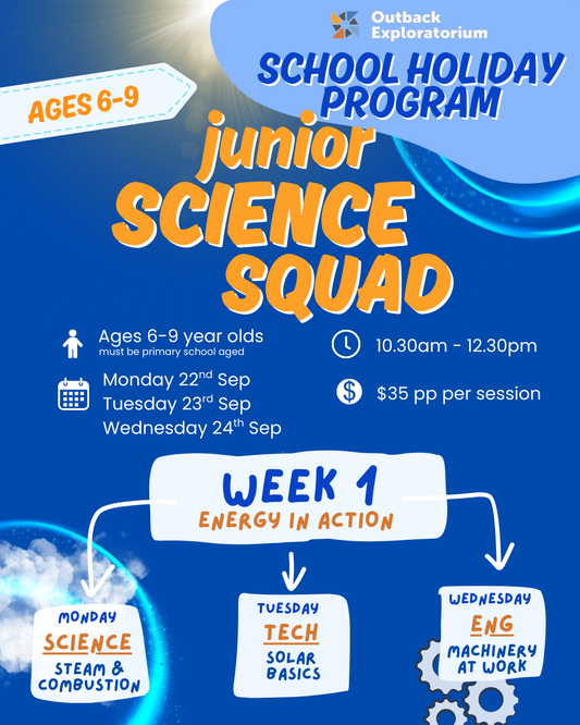 Week 1 : Junior Science Squad, Energy In Action
